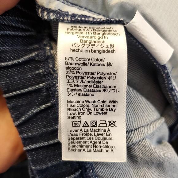 J Crew SHorts Womens Size 28 Paperbag Waist Medium Wash High Rise Stretchy - Picture 7 of 8